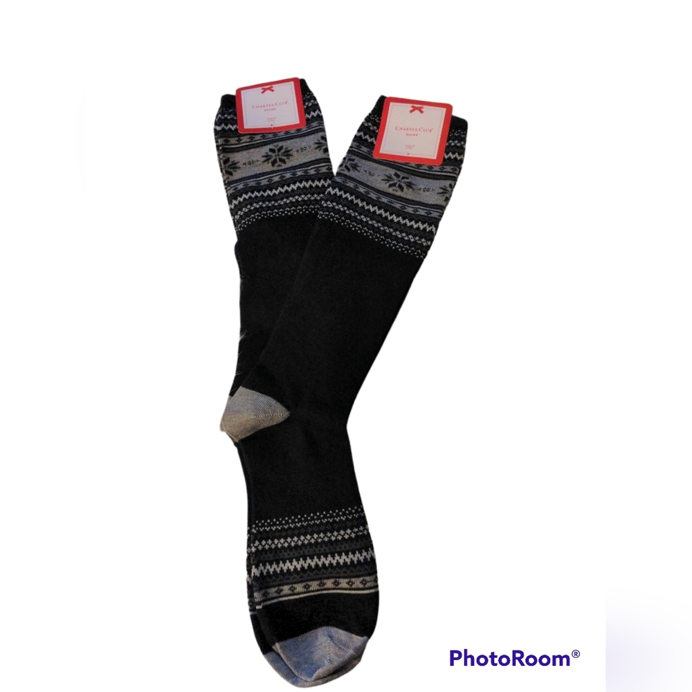 Charter Club knee highs 1 Pack NWT